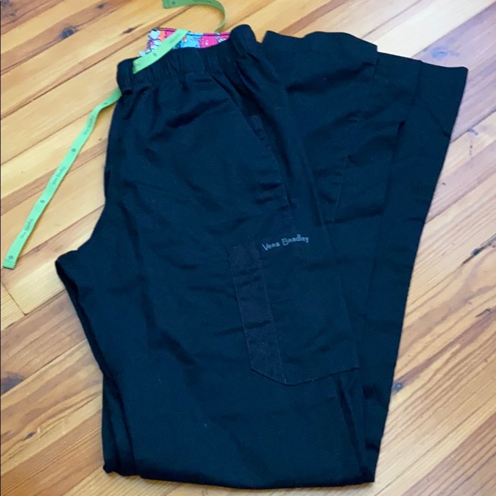 Black vera Bradley scrub pants